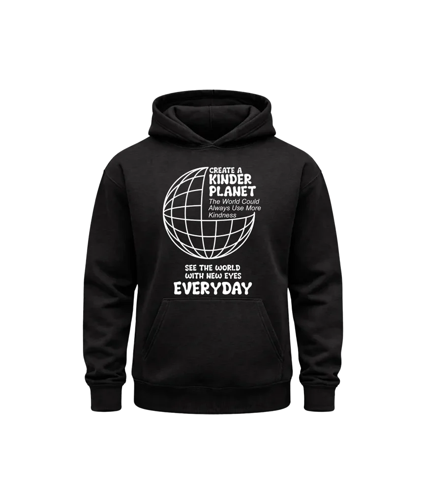 See The World With New Eyes Black Hoodie