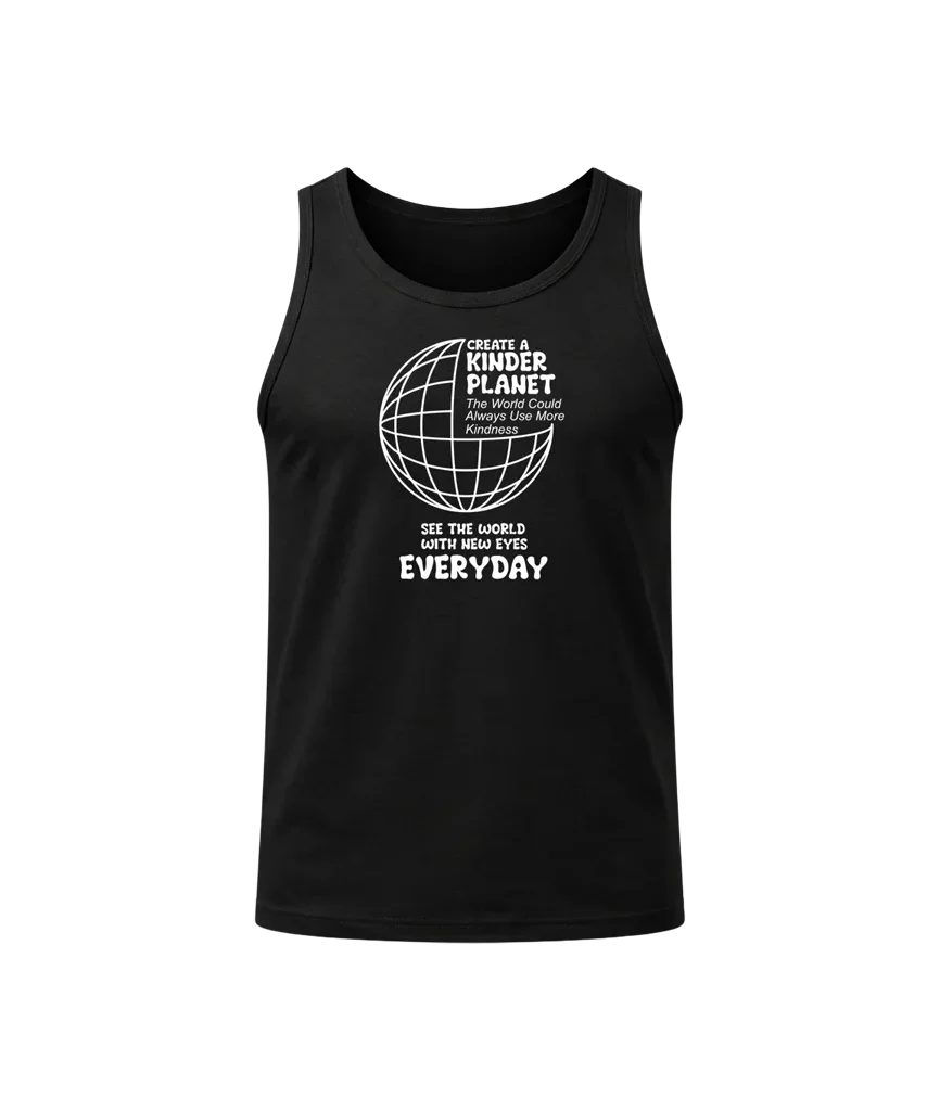 World Kindness Black Tank Top