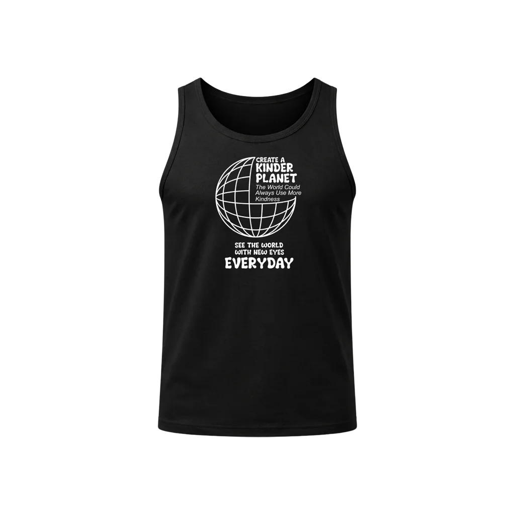 World Kindness Black Tank Top