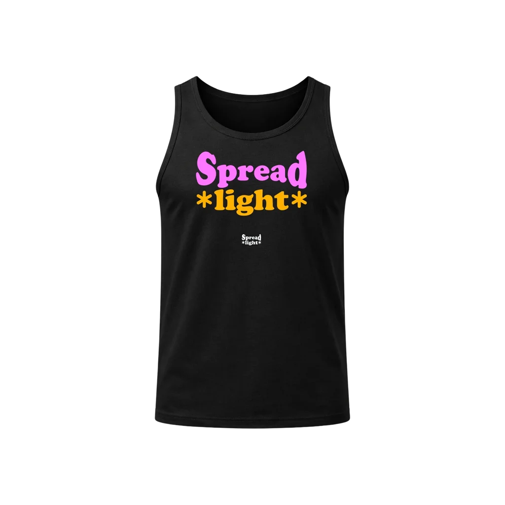 Spread Light Black Tank Top