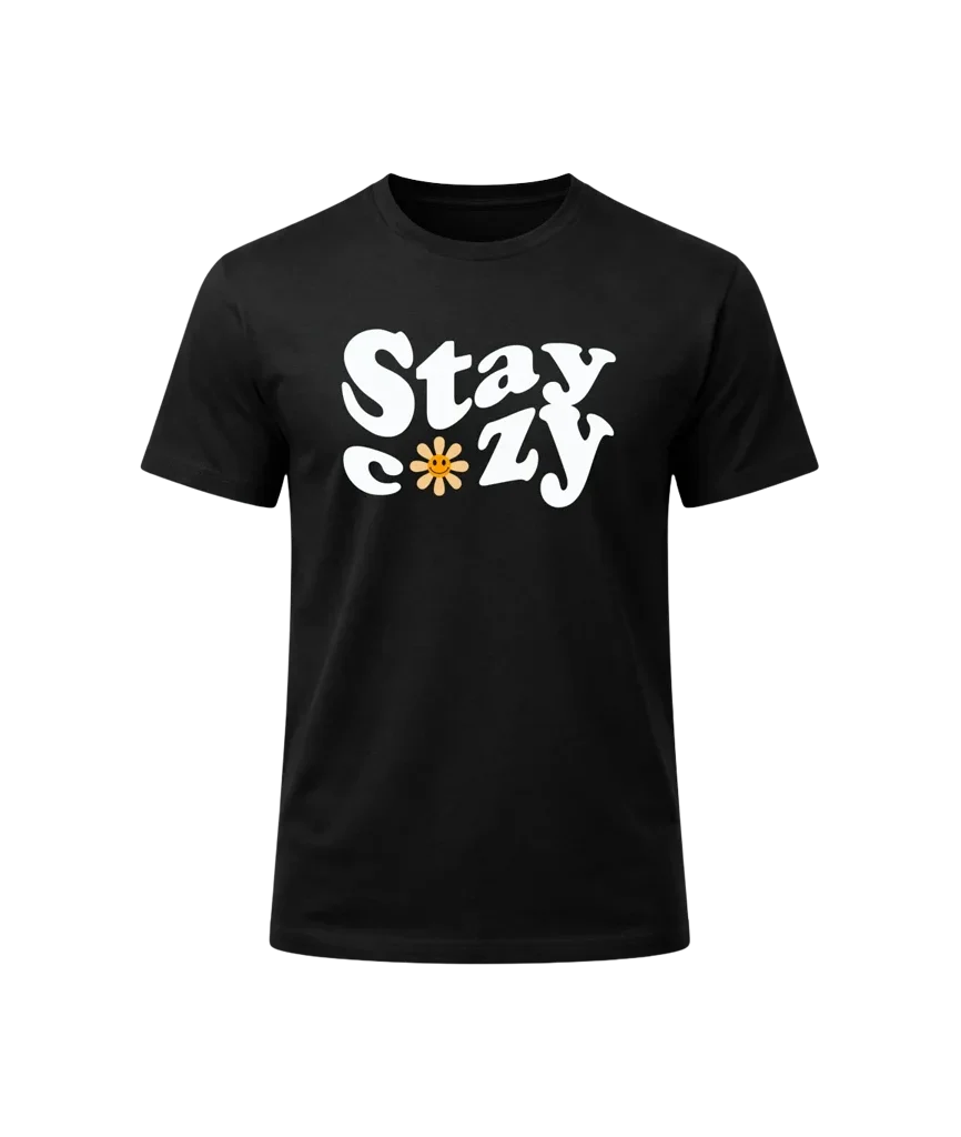 Smiley Daisy Casual Cotton T-Shirt