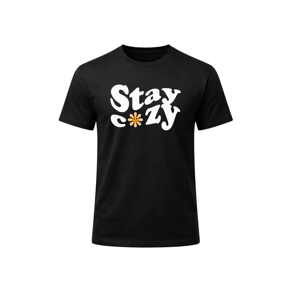 Smiley Daisy Casual Cotton T-Shirt