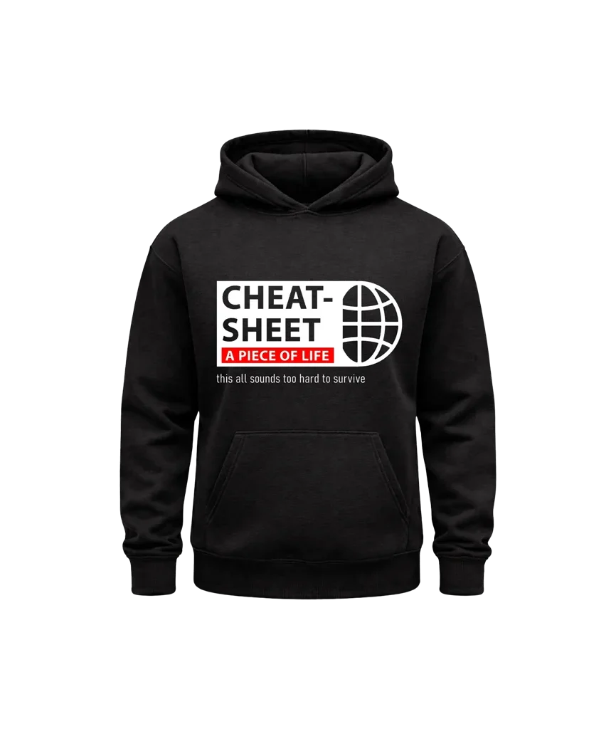 A Peace Of Life Black Hoodie