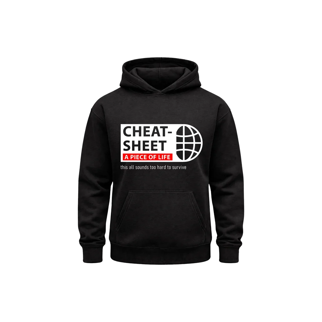 A Peace Of Life Black Hoodie