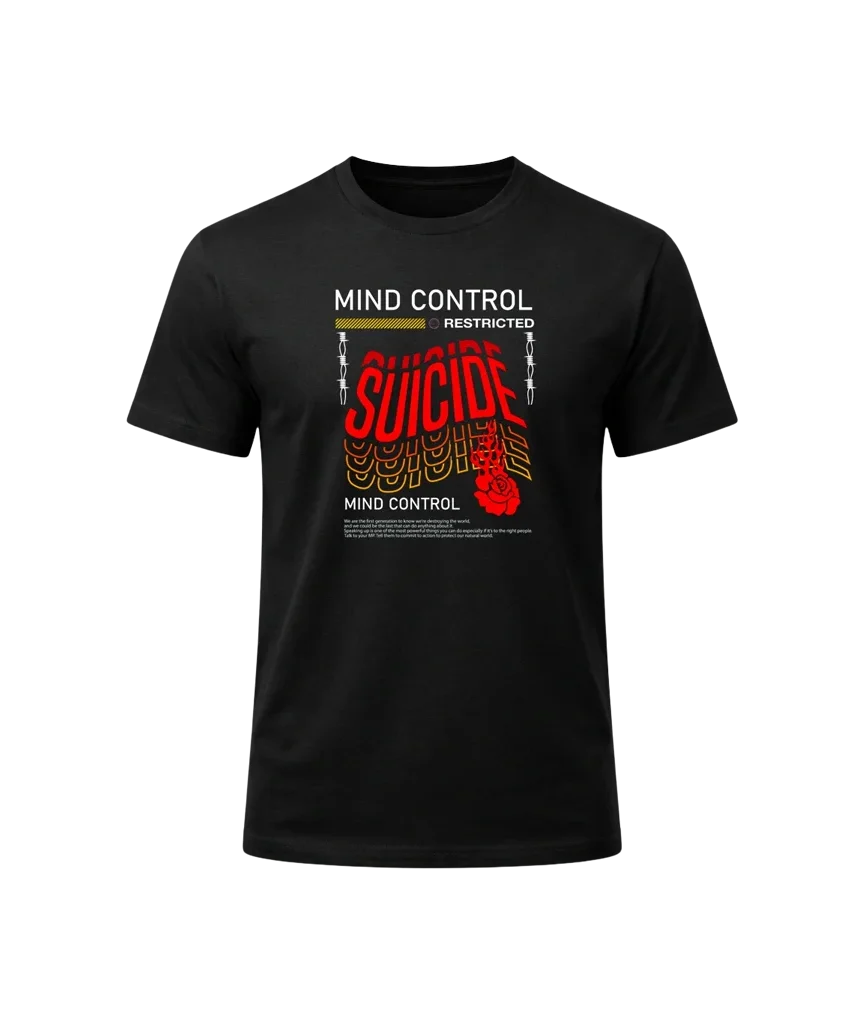 Warning Label Black Tee