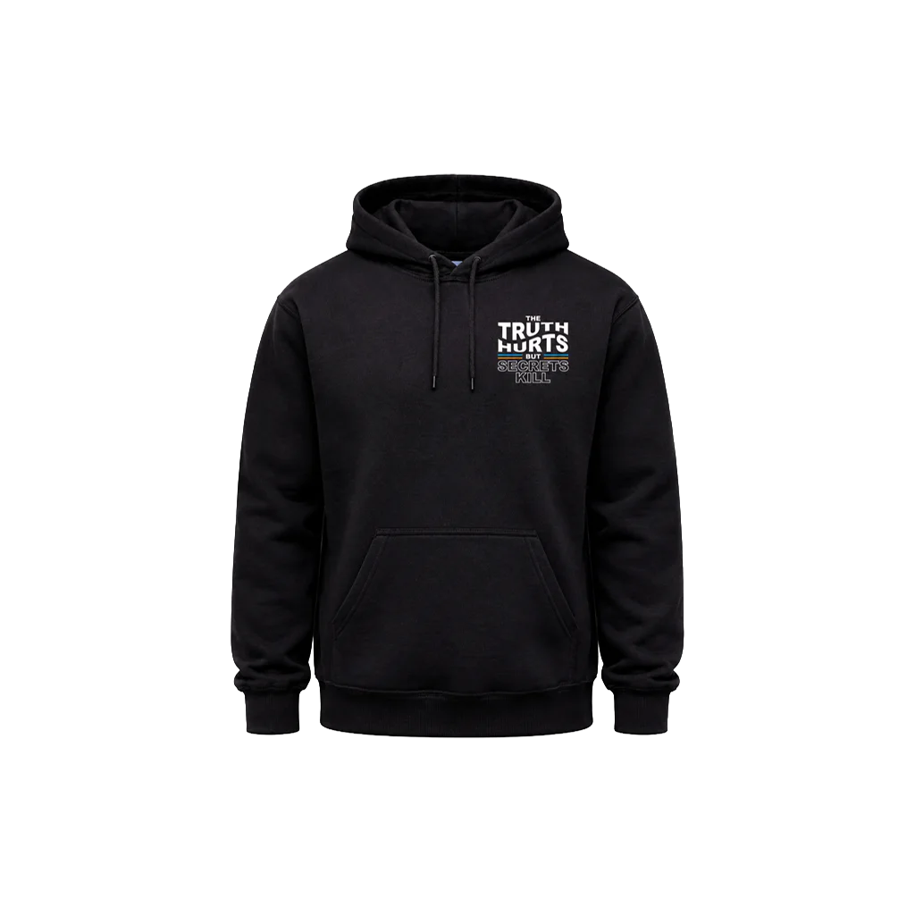 The Truth Hurts Front And Back Print Hoodie