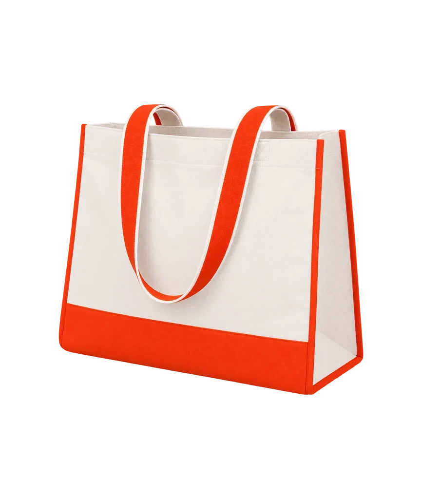 Trimmed Tote Bag | Sleek and Versatile Everyday Carry Bag