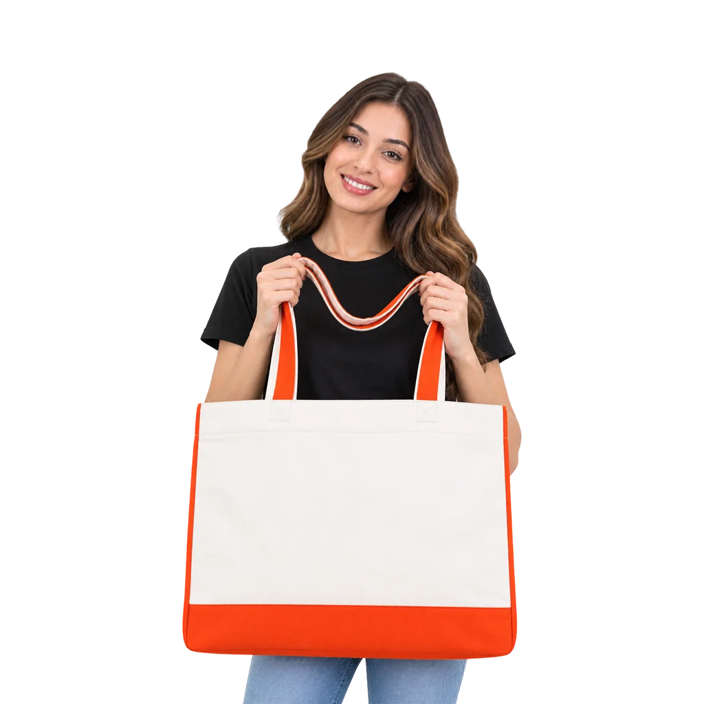 Trimmed Tote Bag | Sleek and Versatile Everyday Carry Bag