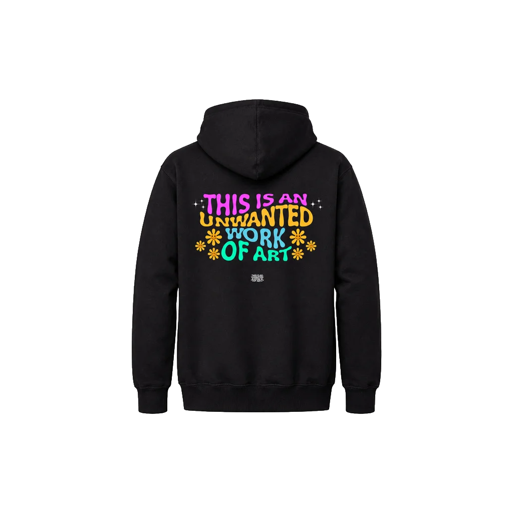 Full-Print Unwanted Art Statement Hoodie