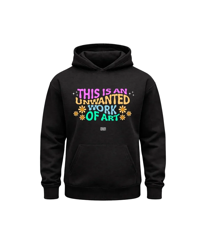 Unwanted Work Of Art Black Hoodie