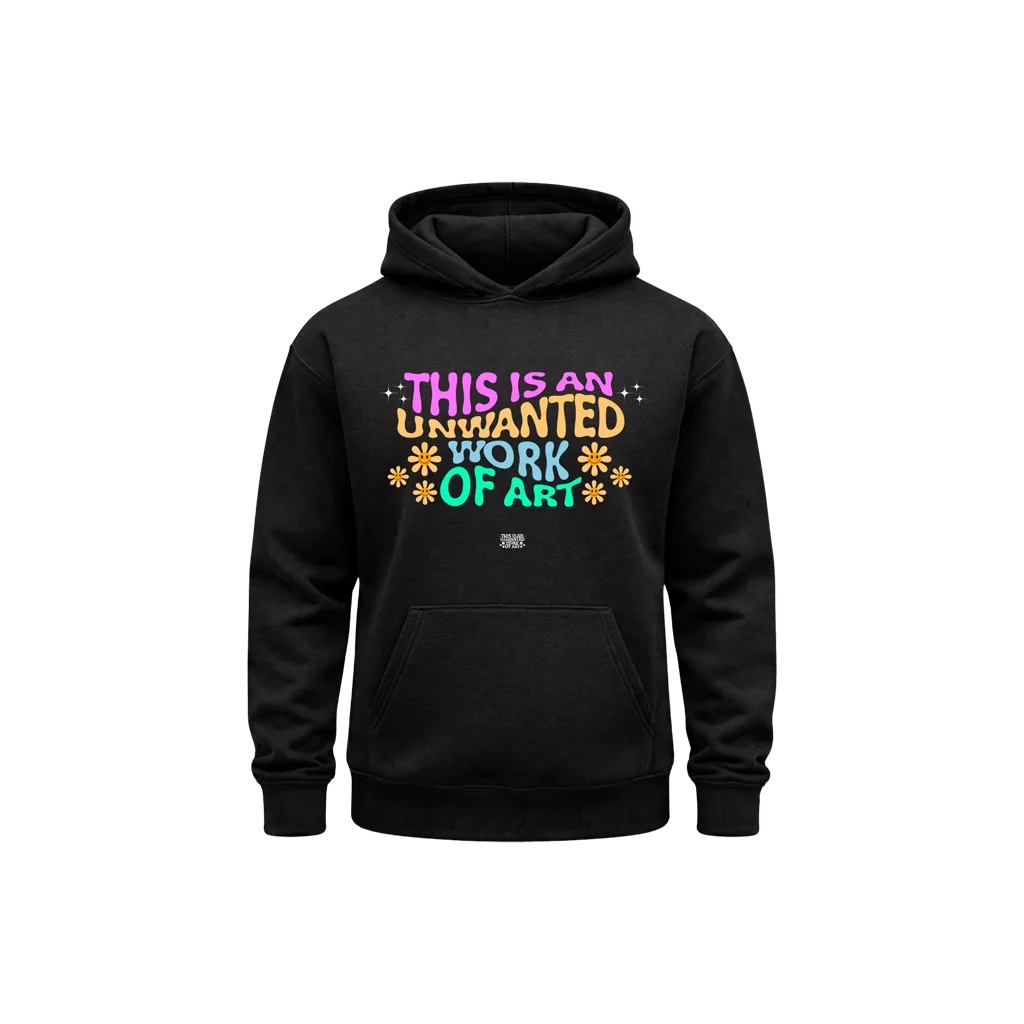 Unwanted Work Of Art Black Hoodie