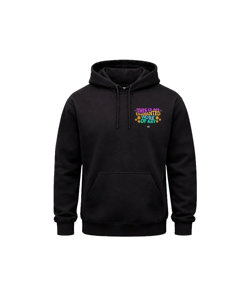 Unwanted Work Of Art Front And Back Print Hoodie