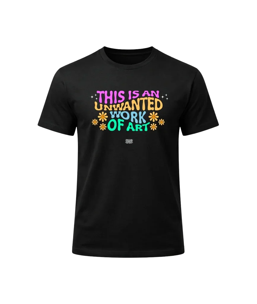 Unwanted Art Retro Typography Tee