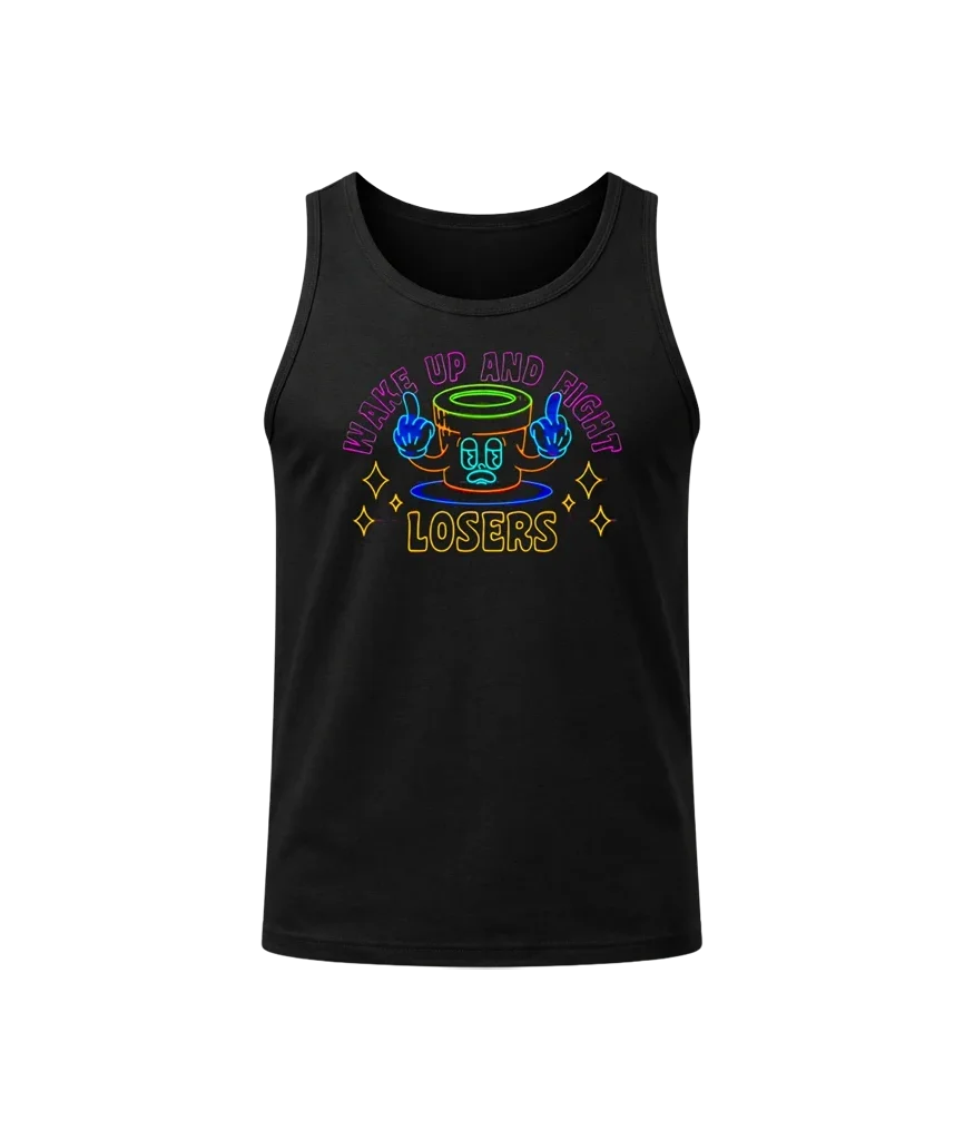 Wake Up and Fight Losers Tank Top