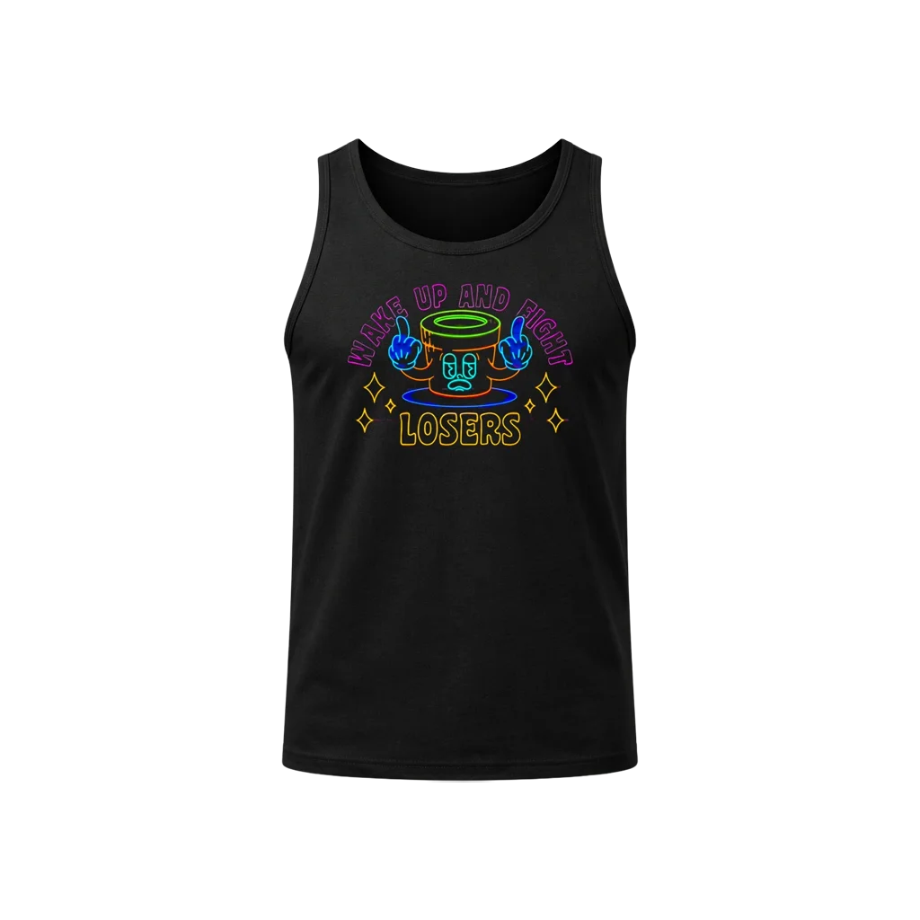 Wake Up and Fight Losers Tank Top