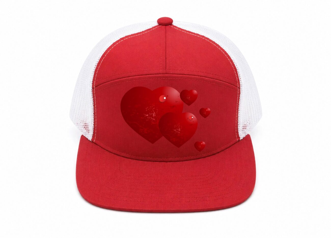 Red Heart Trucker Cap