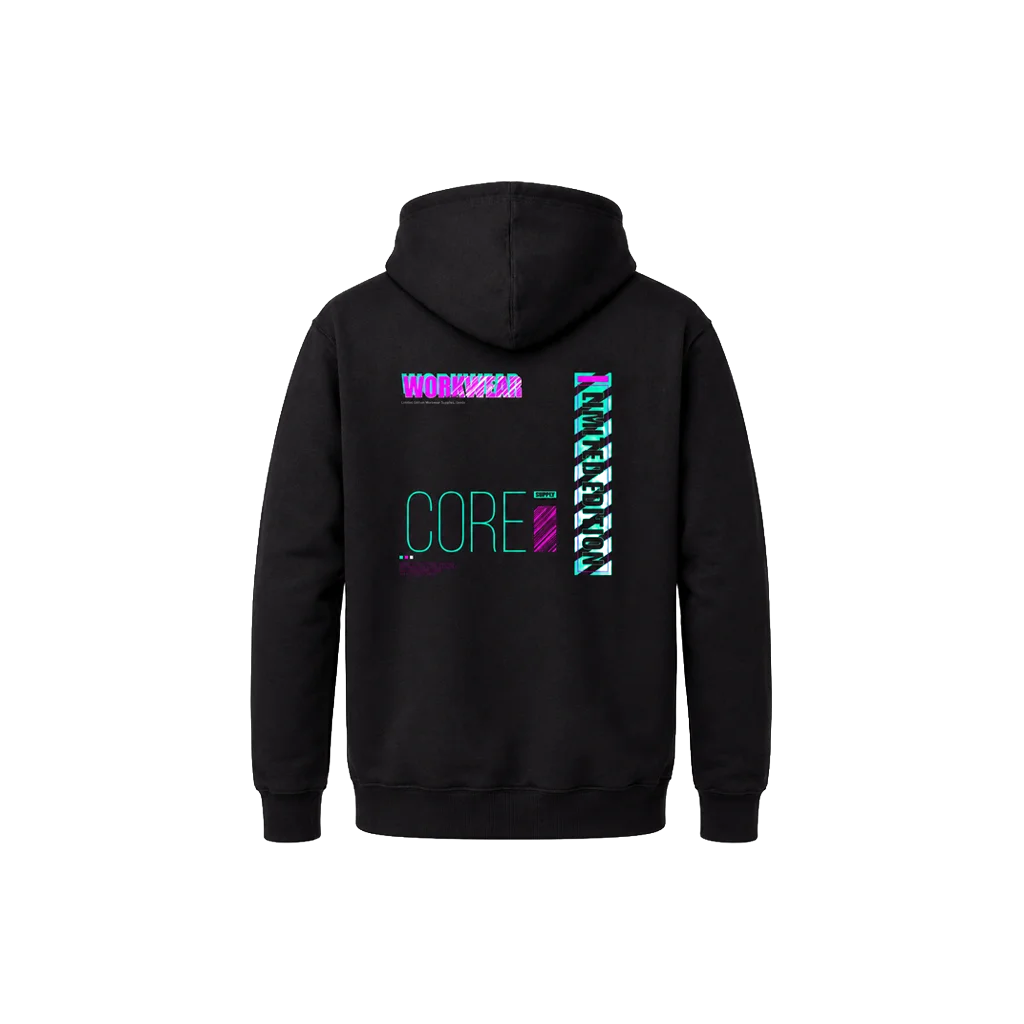 Workwear Front And Back Print Hoodie