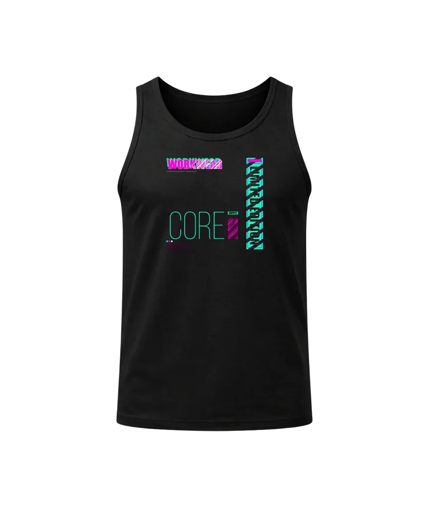 Workwear Black Tank Top