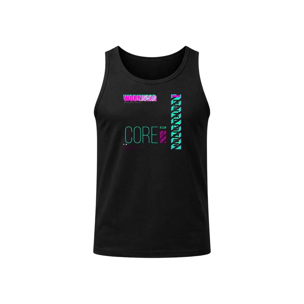 Workwear Black Tank Top