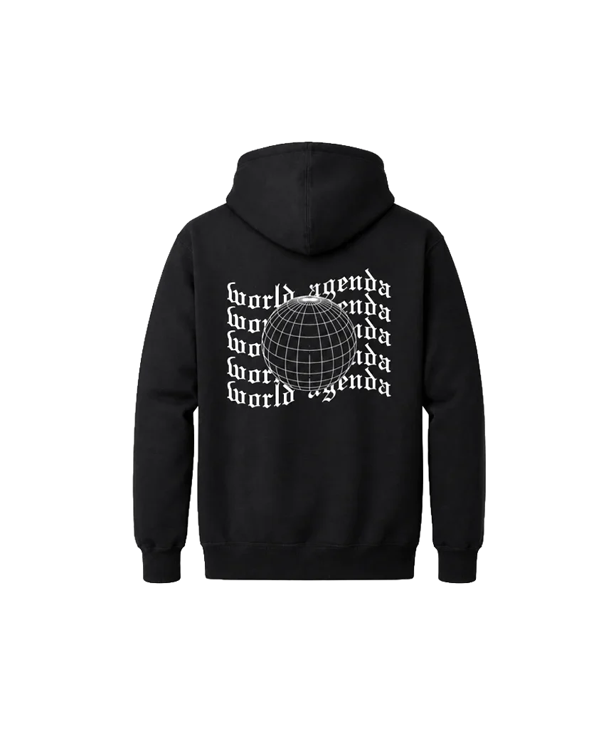 World Agenda Front And Back Print Hoodie