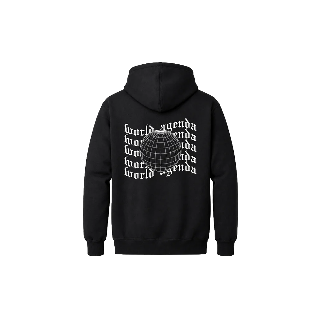 World Agenda Front And Back Print Hoodie