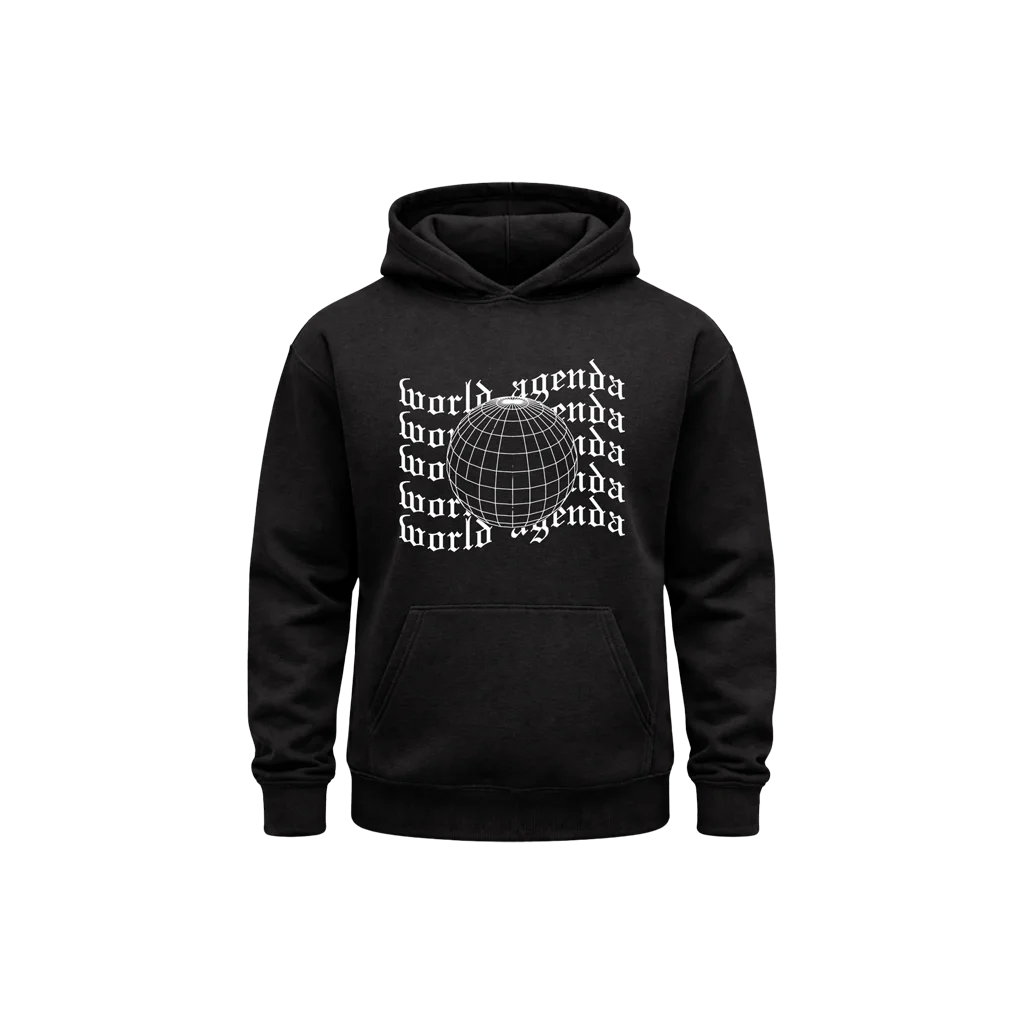World Agenda Black Hoodie
