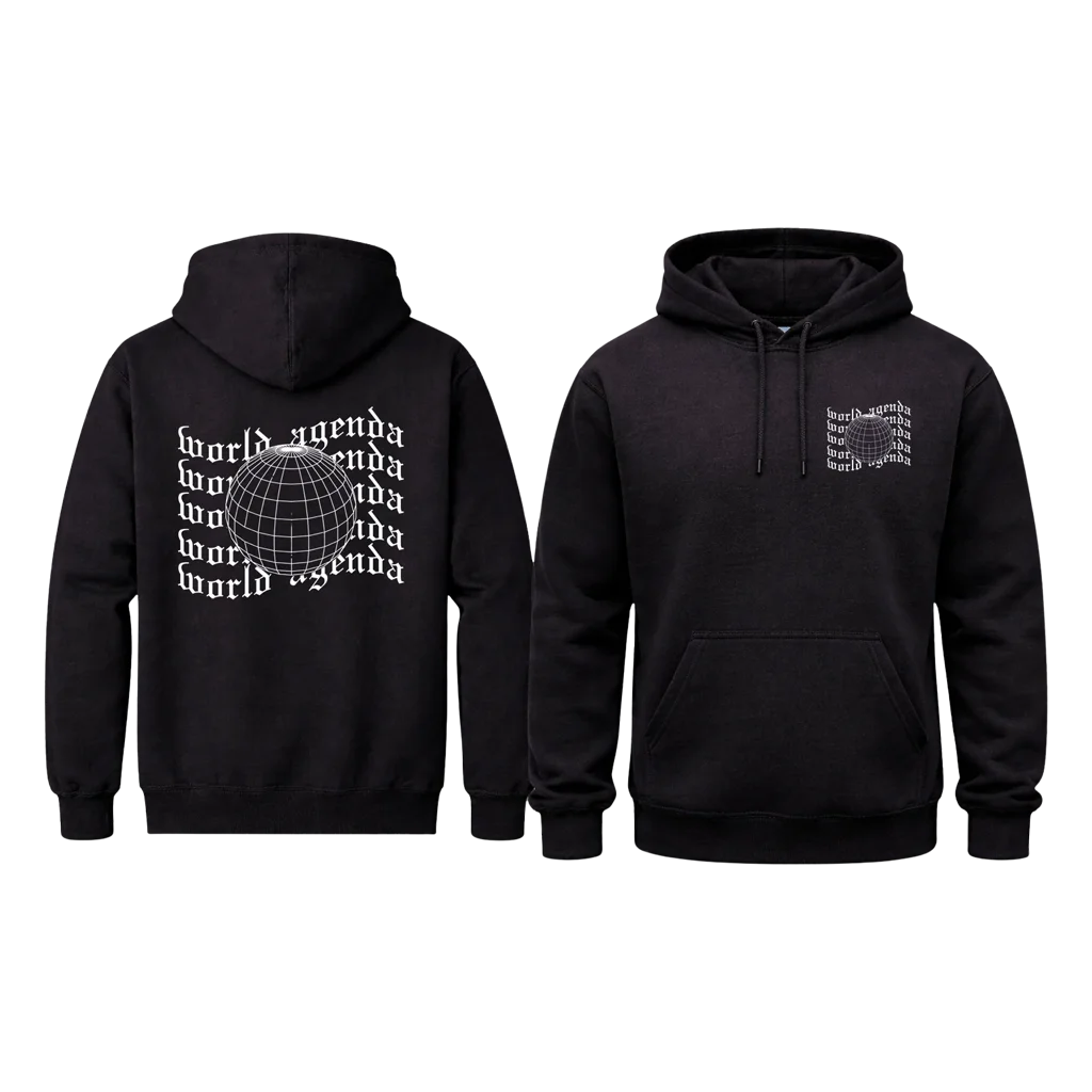 World Agenda Front And Back Print Hoodie