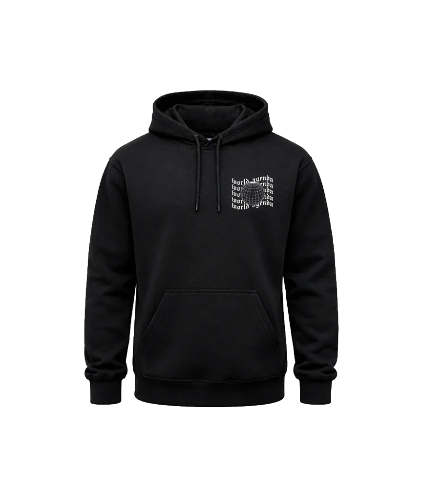 World Agenda Front And Back Print Hoodie