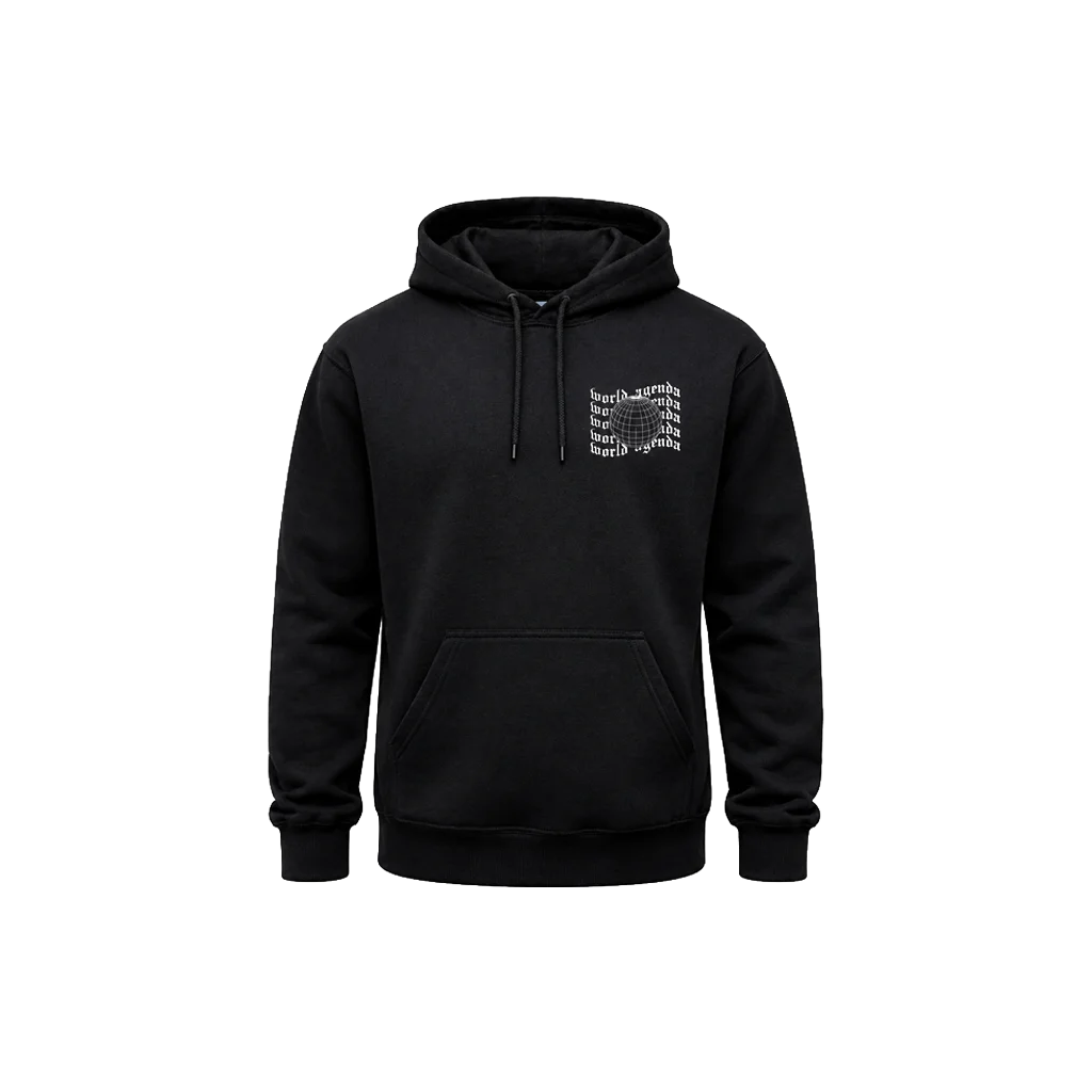 World Agenda Front And Back Print Hoodie