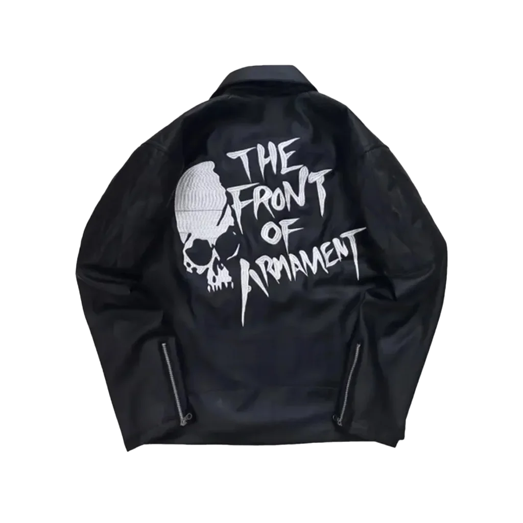 T.F.O.A-5Th-Generation-Black-Biker-Leather-Jacket - Image 2