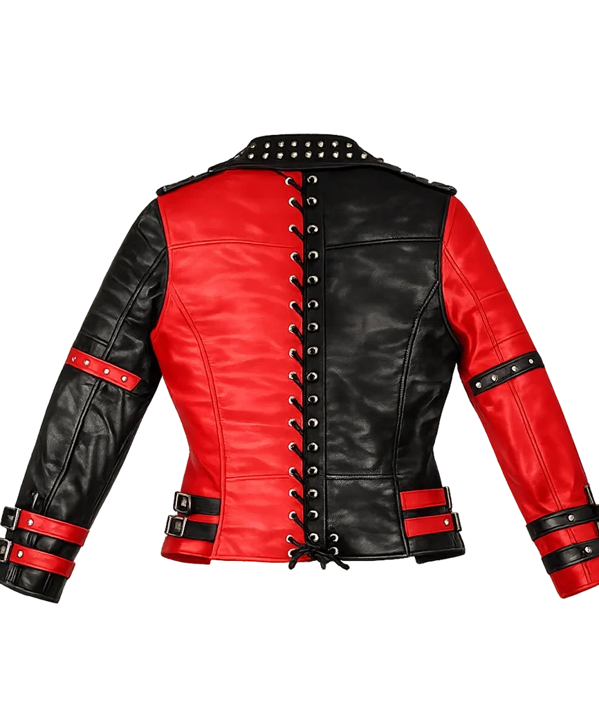 AWE 2025 Toni Storm Studded Biker Leather Jacket