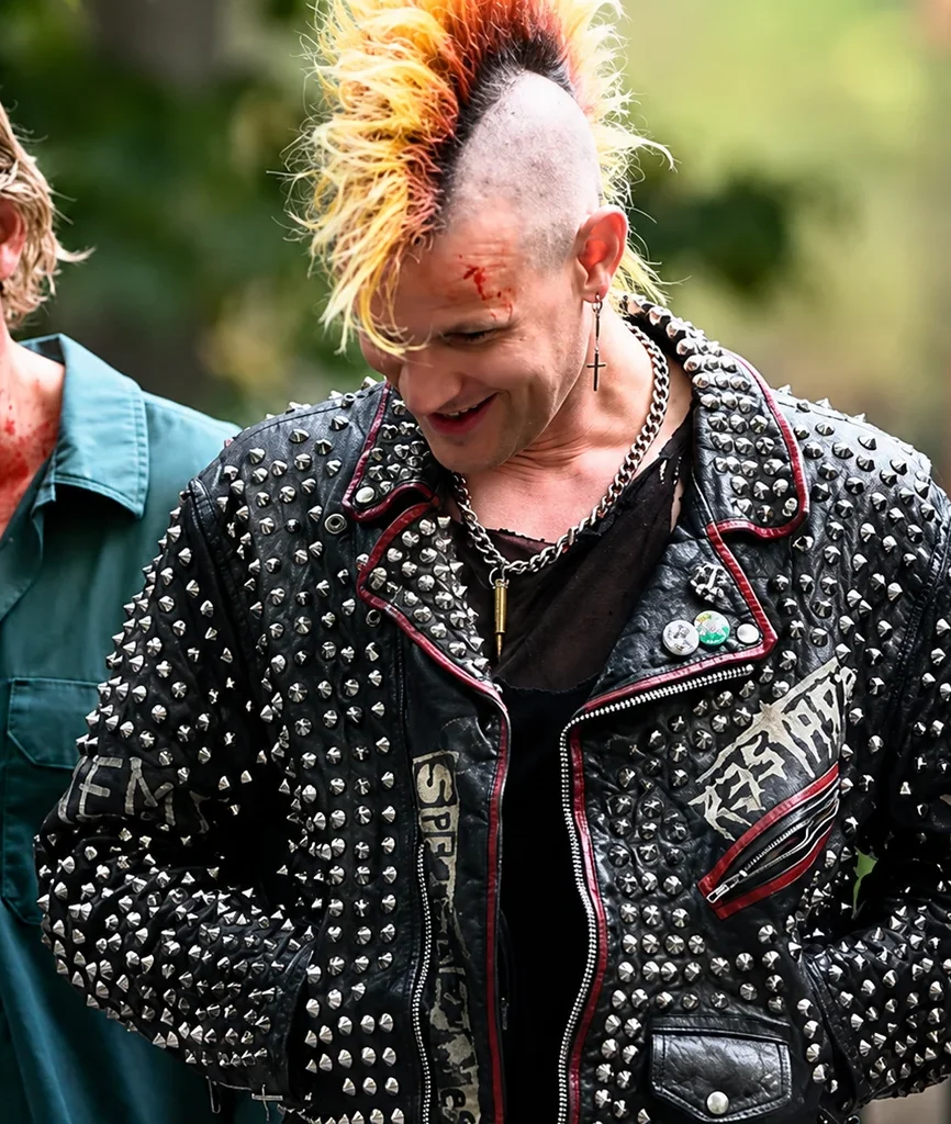 Caught Stealing 2025 Matt Smith Biker Jacket
