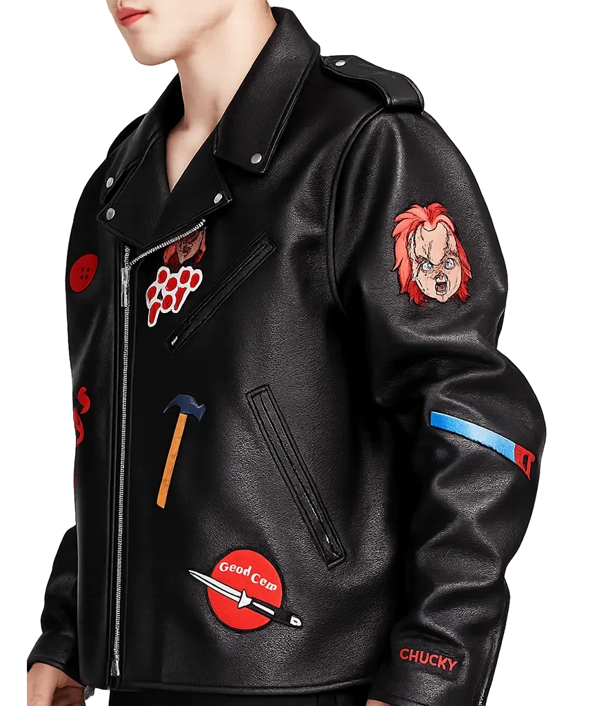 Chucky-Good-Guys-2025-Black-Biker-Leather-Jacket