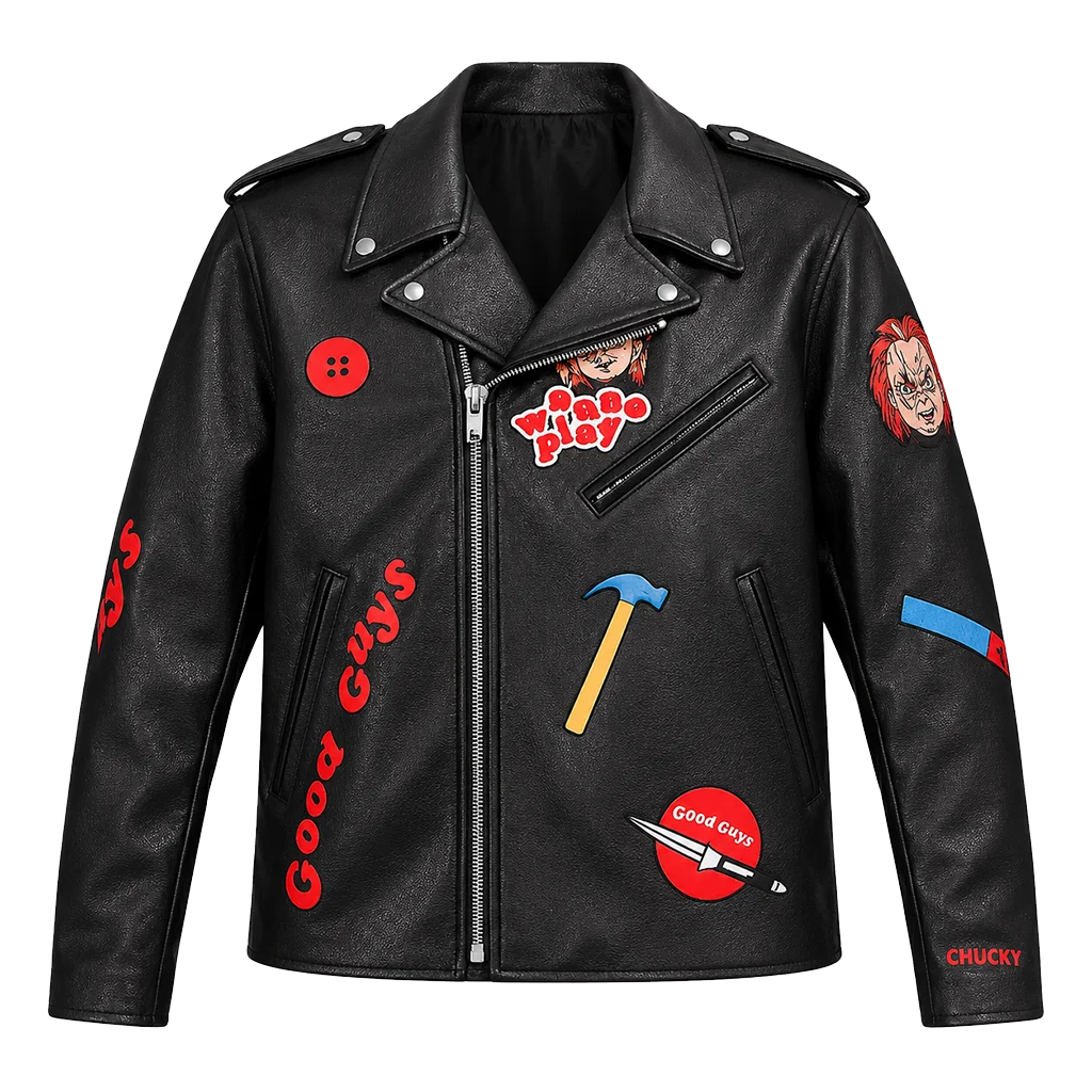 Chucky-Good-Guys-2025-Black-Biker-Leather-Jacket
