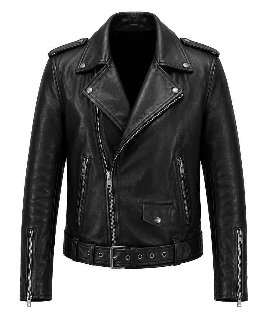 Deep Cover 2025 Kat Black Biker Jacket