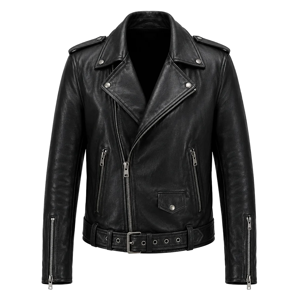 Deep Cover 2025 Kat Black Biker Jacket