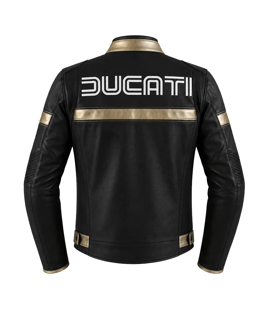 Ducati-100th-Anniversary-Black-Biker-Jacket