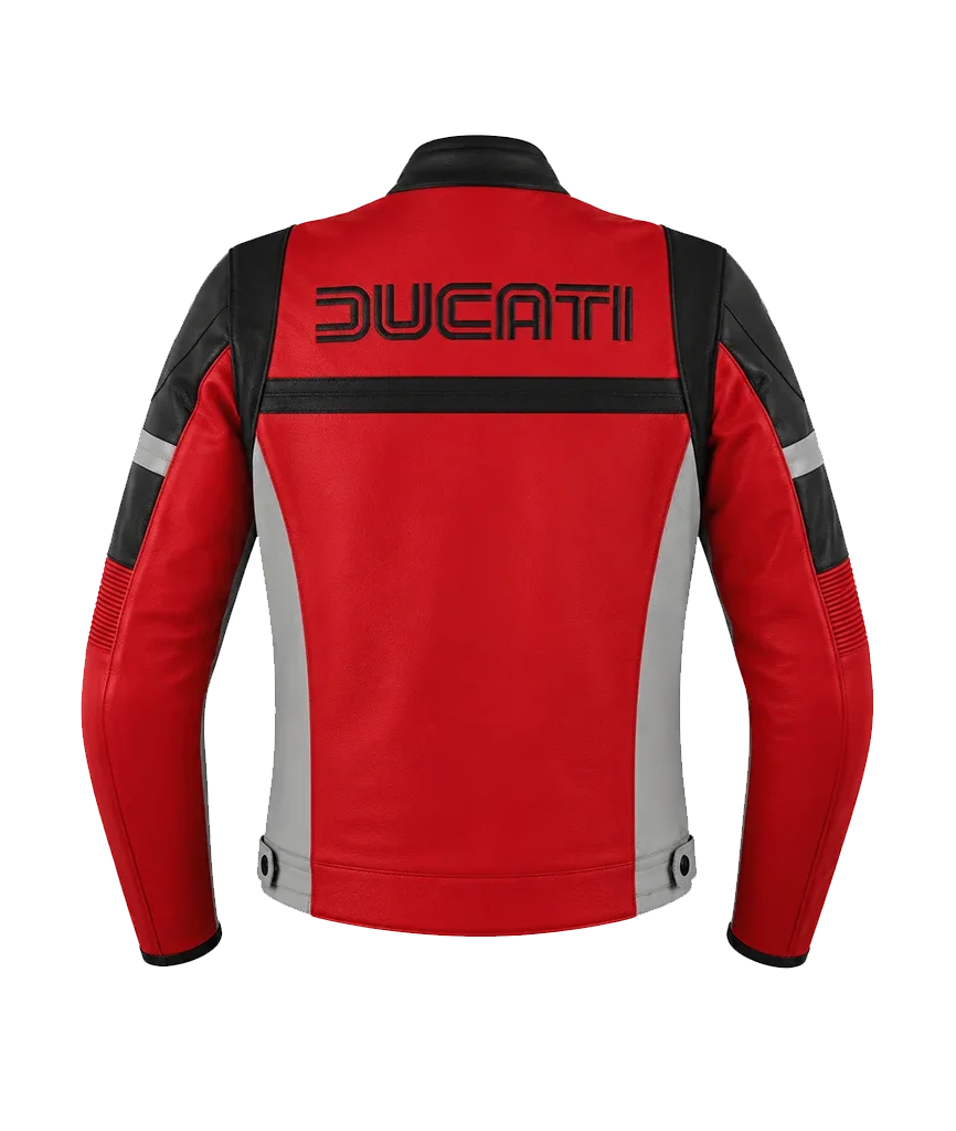 Ducati-Motorcycles-100th-Anniversary-Desmo250-MX-Red-and-Grey-Biker-Leather-Jacket