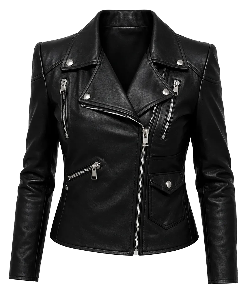 FUBAR S02 Carrie Anne Moss Black Leather Jacket
