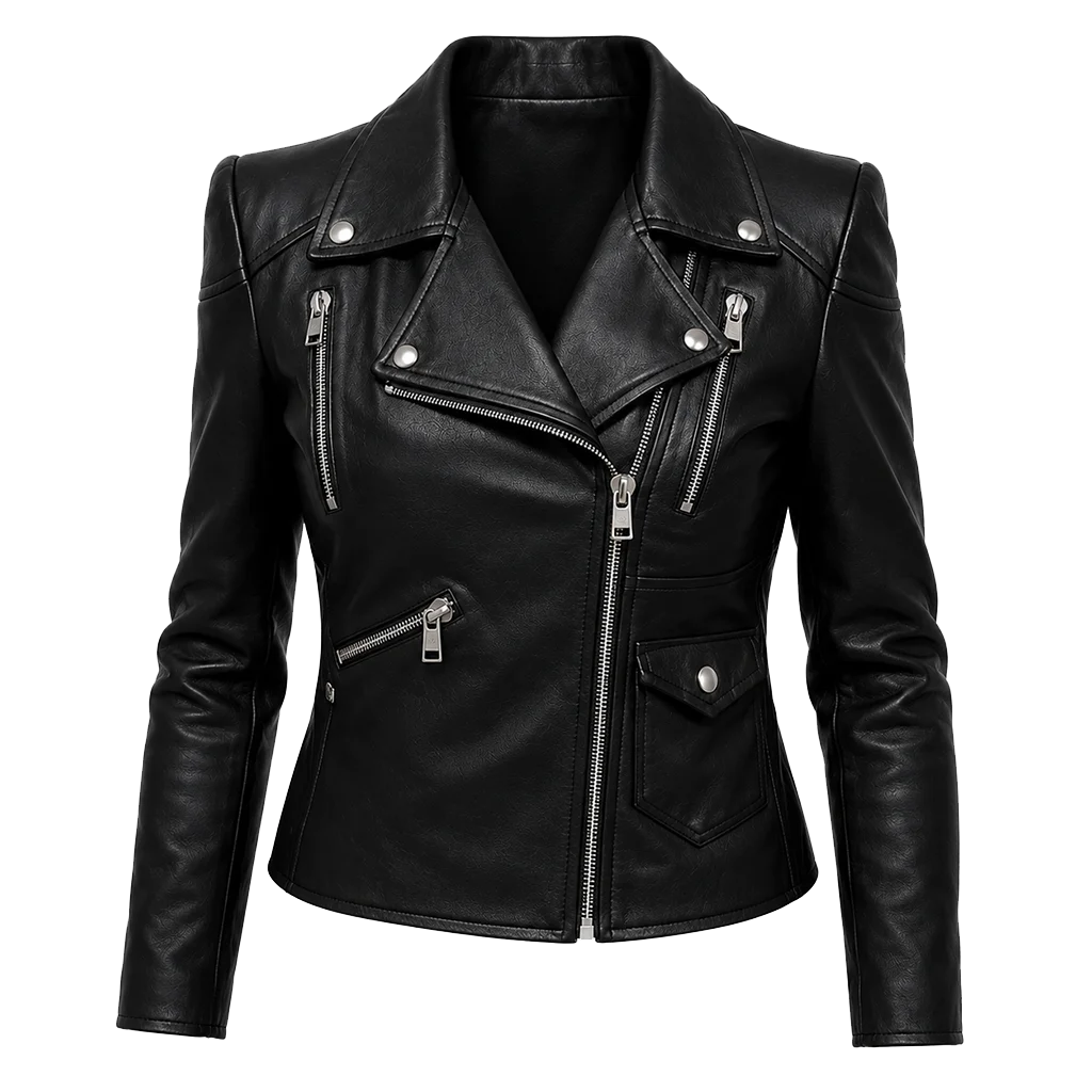 FUBAR S02 Carrie Anne Moss Black Leather Jacket