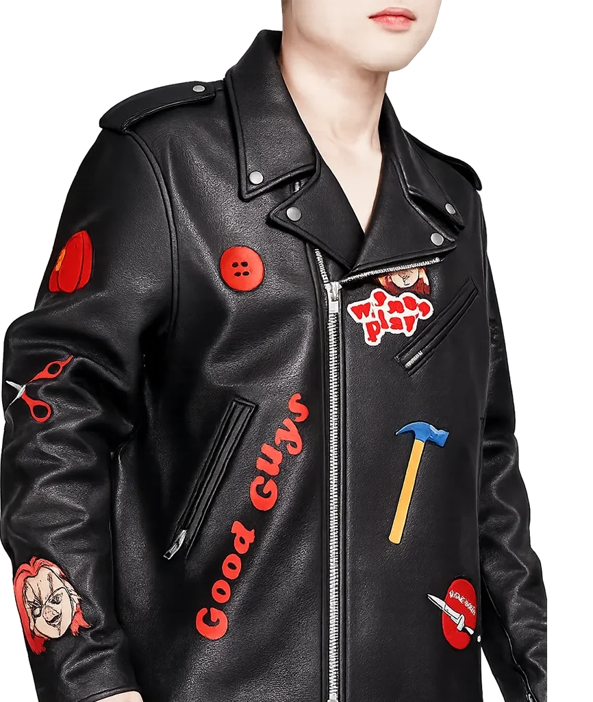 Chucky-Good-Guys-2025-Black-Biker-Leather-Jacket