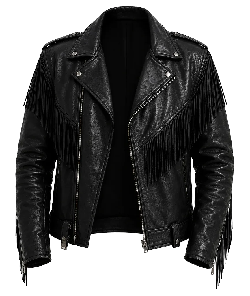 Girl You Know Its True Elan Ben Ali Biker Leather Jacket