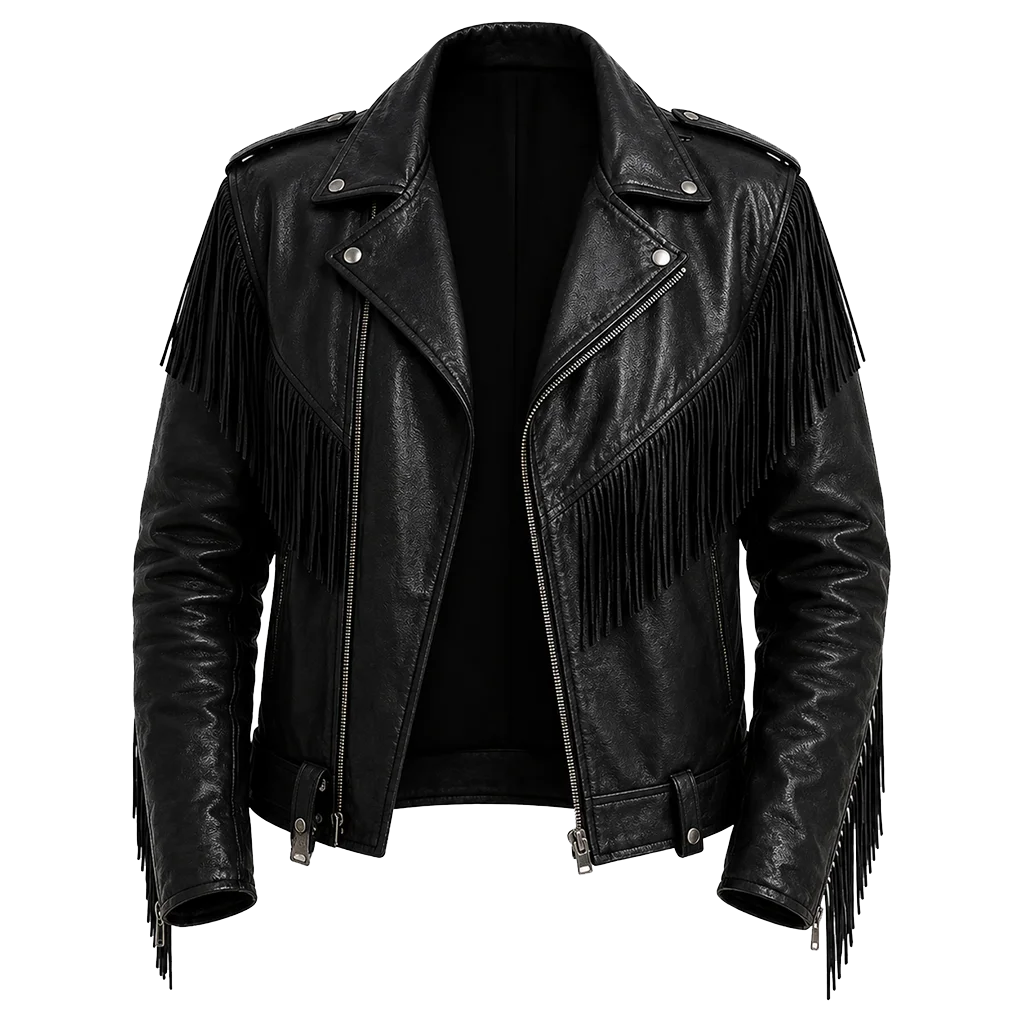 Girl You Know Its True Elan Ben Ali Biker Leather Jacket