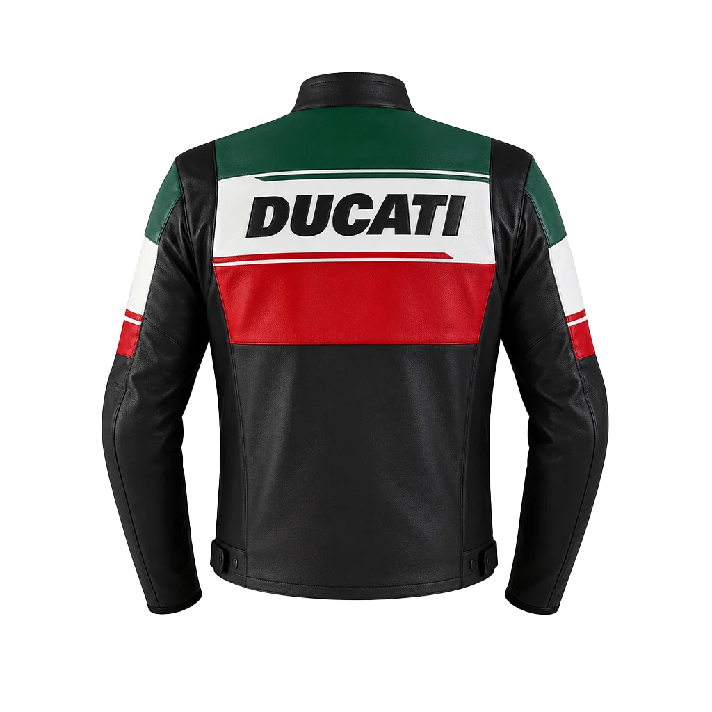 MotoGP-Ducati-100th-Anniversary-Biker-Jacket - Image 2