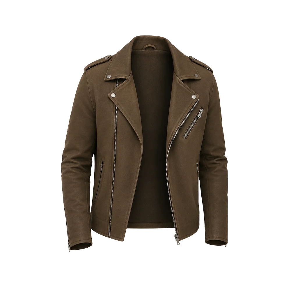 My Fault Pablo Riguero Brown Leather Jacket