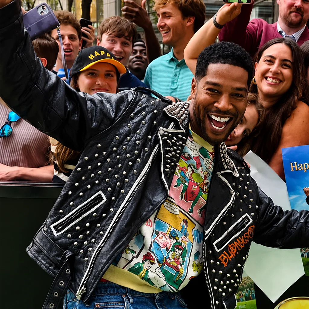 Happy-Gilmore-2-Kid-Cudi-Black-Studded-Biker-Jacket - Image 2