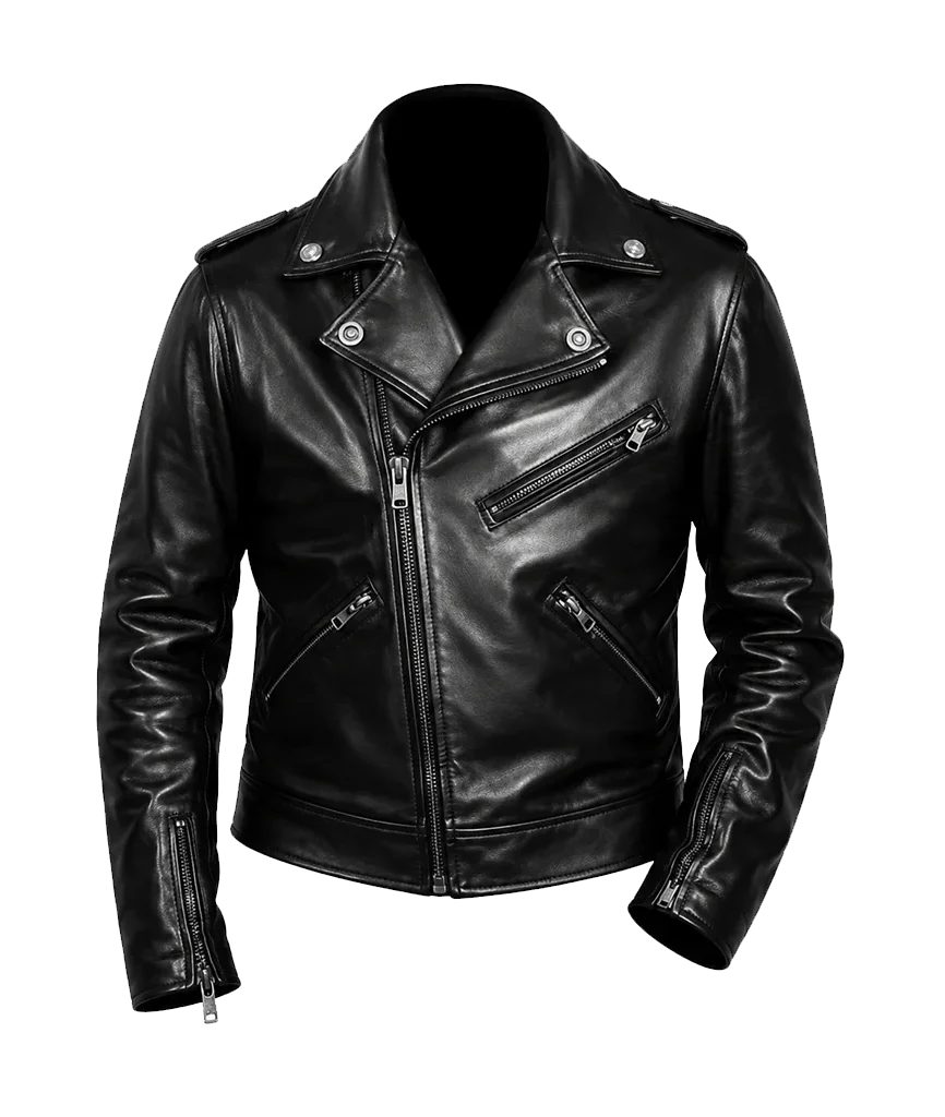 Squid Game Lee Byung Hun Black Leather Jacket