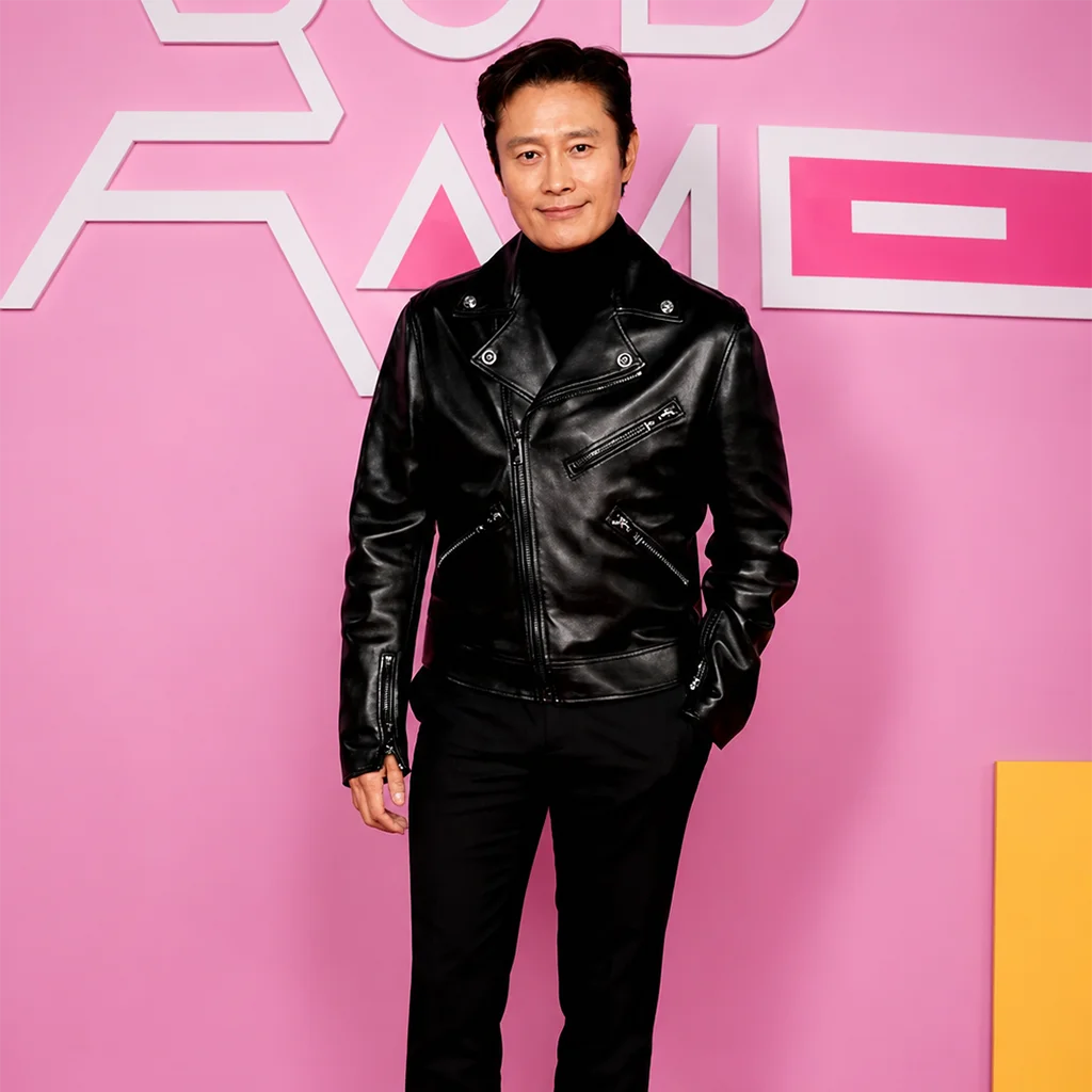 Squid Game Lee Byung Hun Black Leather Jacket - Image 2