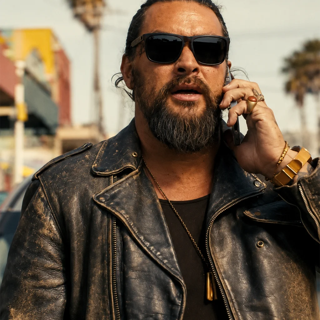 The-Wrecking-Crew-2026-Jason-Momoa-Biker-Leather-Jacket - Image 2