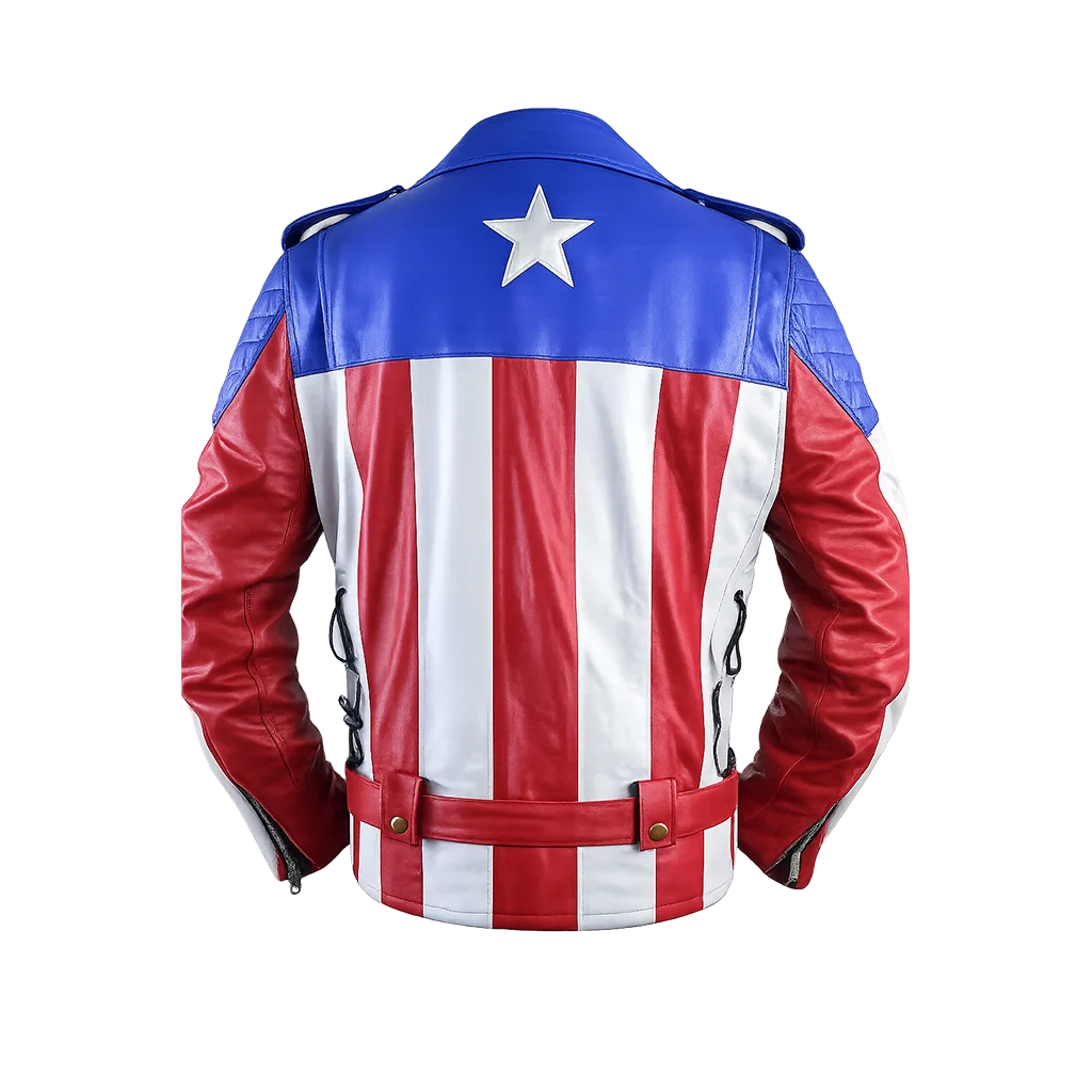 US-Flag-Vintage-Biker-Leather-Jacket - Image 2